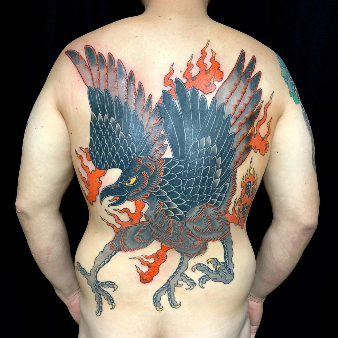 Yatagarasu Traditional Japanese Tattoo